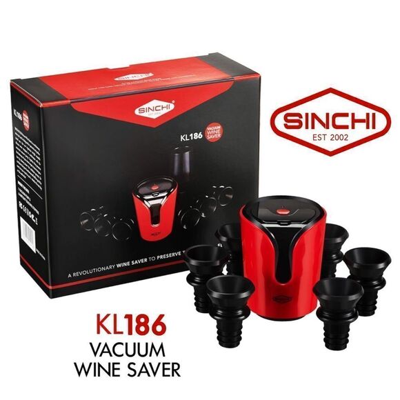 💥🆕💥 Sinchi KL186 Vacuum Wine Saver - Picture 1 of 5